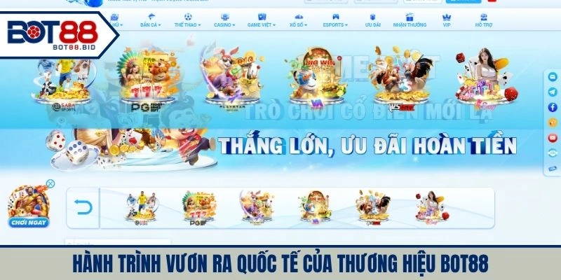 Hành trình vươn ra quốc tế của thương hiệu BOT88