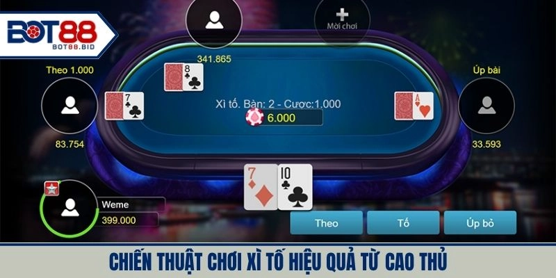 Tìm cơ hội thắng lớn với 4 chiến thuật chơi xì tố cực hiệu quả